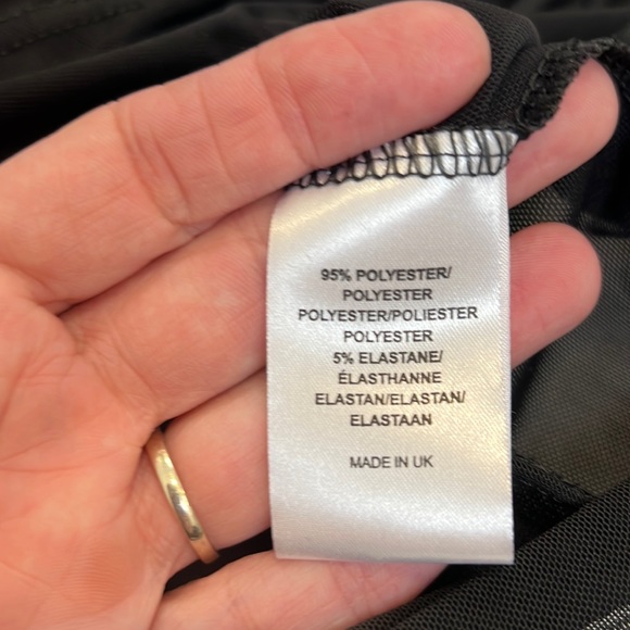 Ayanapa mesh bodysuit with crushed velvet floral design NWT - Picture 11 of 14